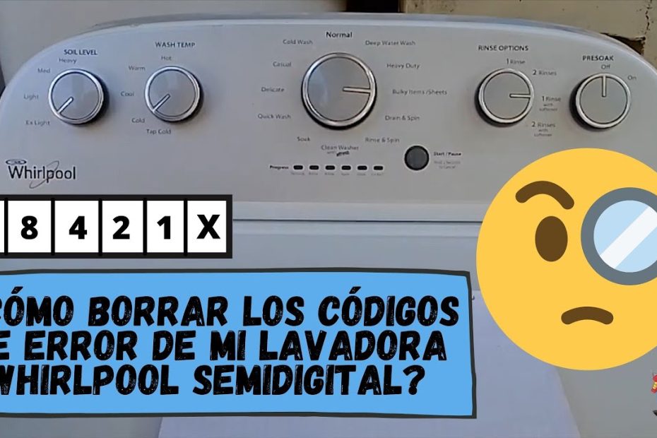Cómo leer programas y códigos de lavadora