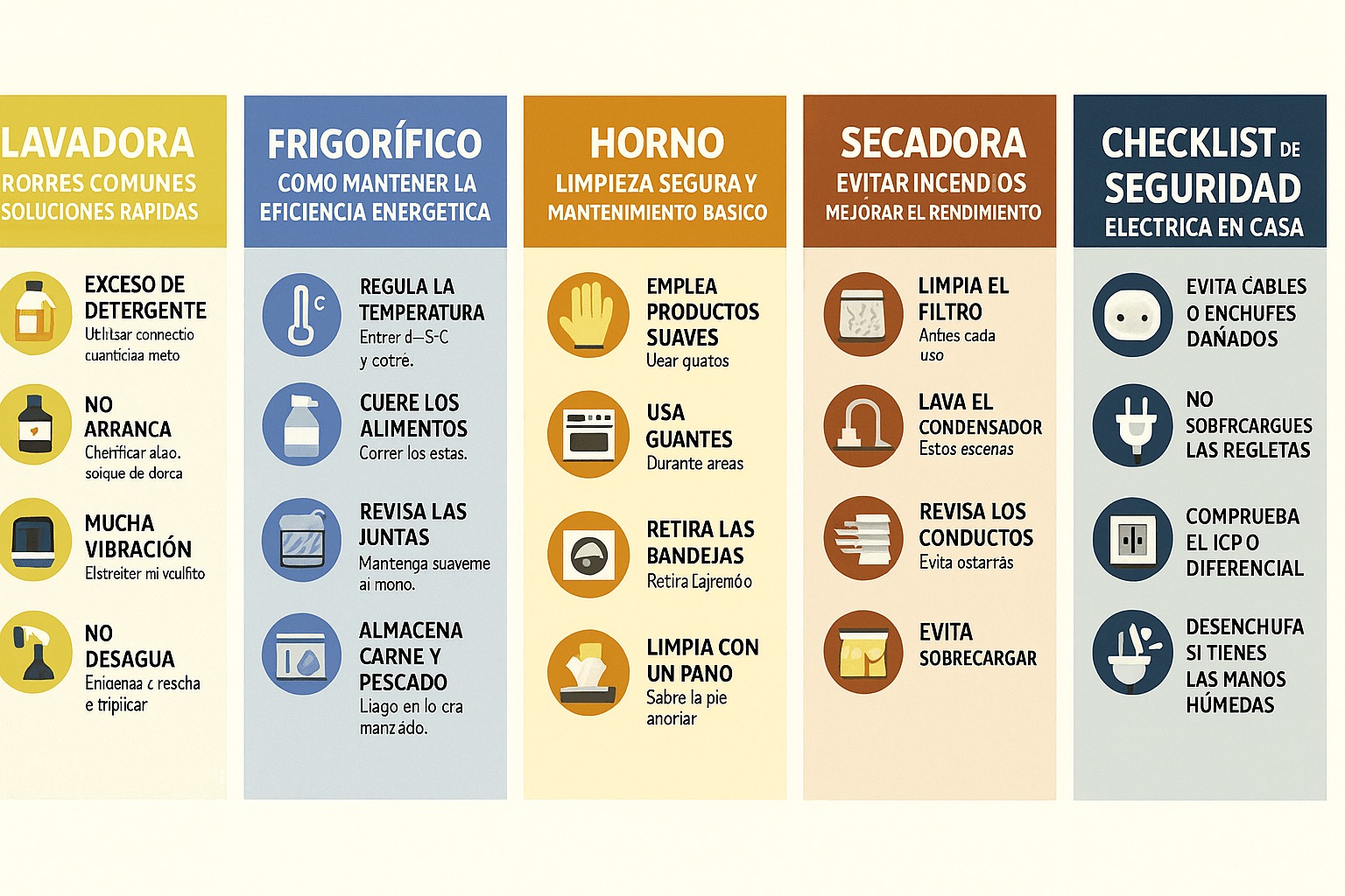 Servicio técnico y mantenimiento para electrodomésticos en Beniajan
